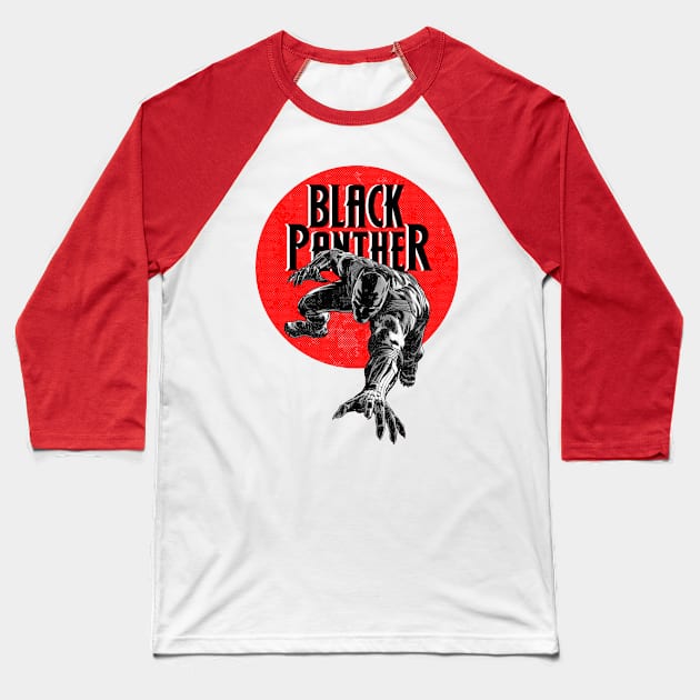 Black Panther - King Of Wakanda Baseball T-Shirt by Shirts & Shenanigans 